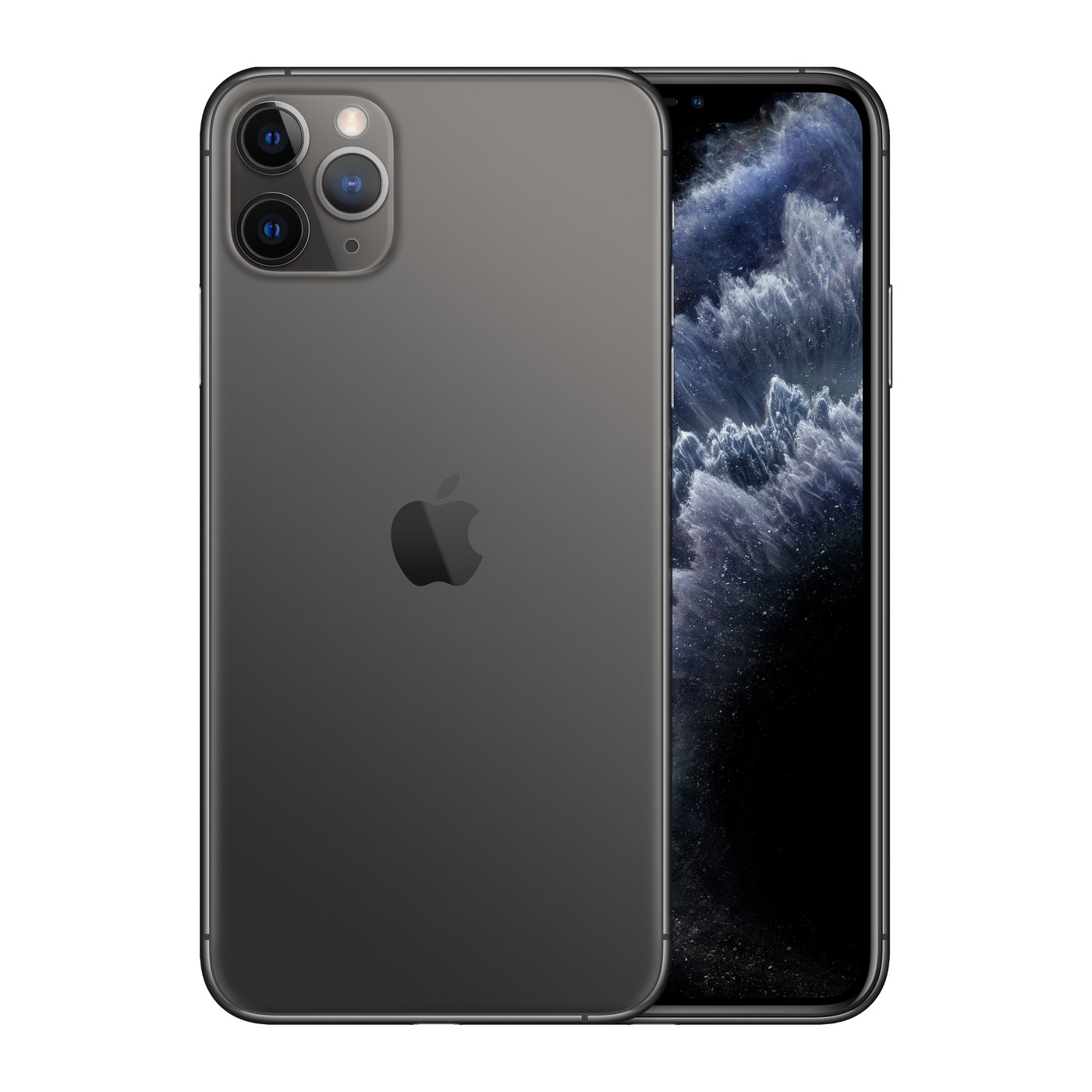 iPhone 11 Pro Max Space Grey, front and back