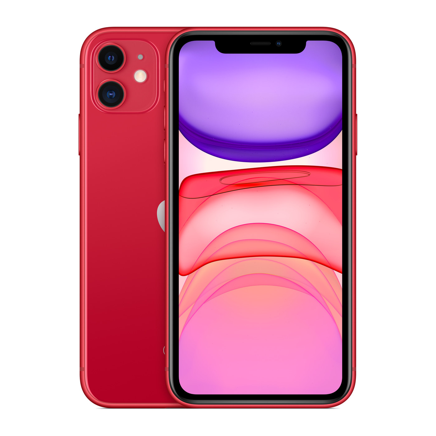 iPhone 11 Product RED, front and back