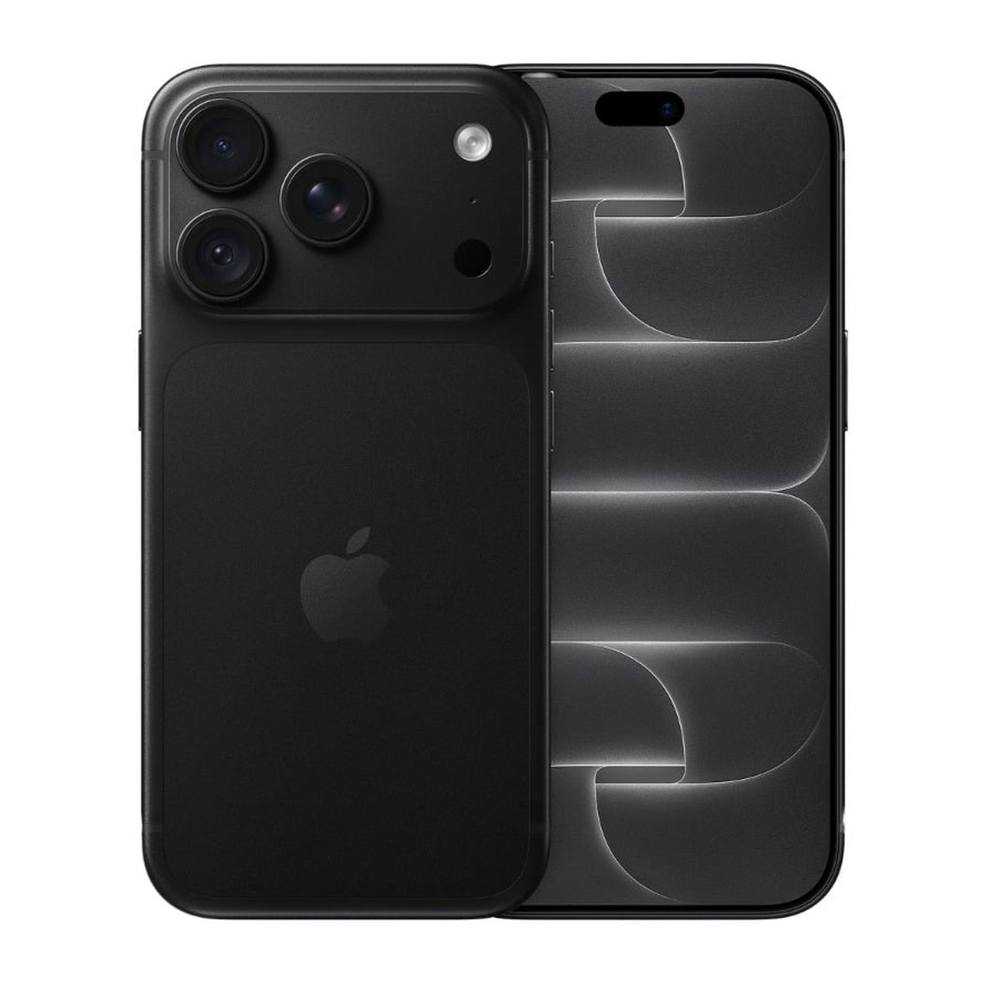 iPhone 18 Pro Black, front and back